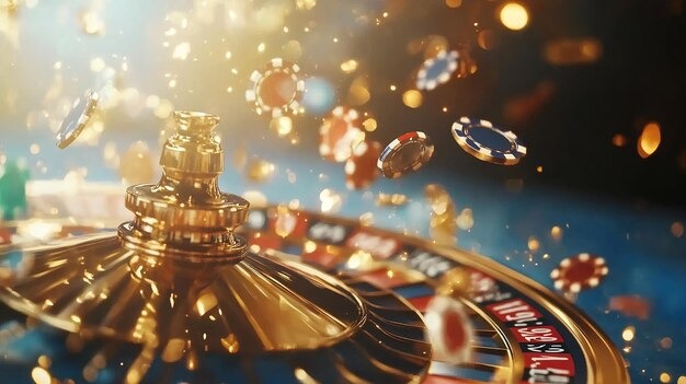 Cascading reels in action Cascading reel feature with multiplier display